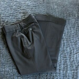 Banana Republic Black Wide Leg Pants with Elegant Pleats